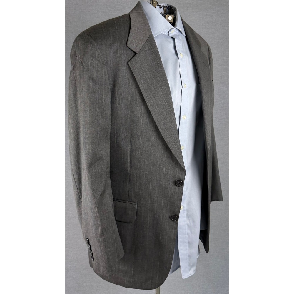 Aquascutum London Regent‎ 100 Grey Pinstripe Blazer 40R Nordstrom Sport Coat